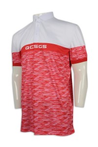 P1118 設計拼色短袖Polo恤 網上下單Polo恤 週年比賽 活動T恤 Polo恤製衣廠       白色撞色紅色